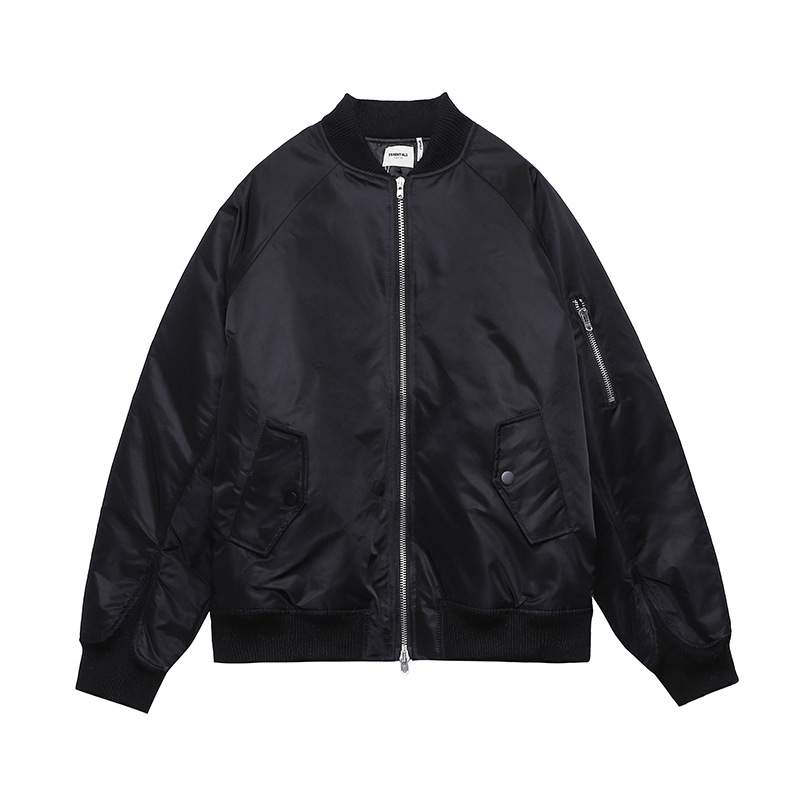 Blouson aviateur noir Essentials