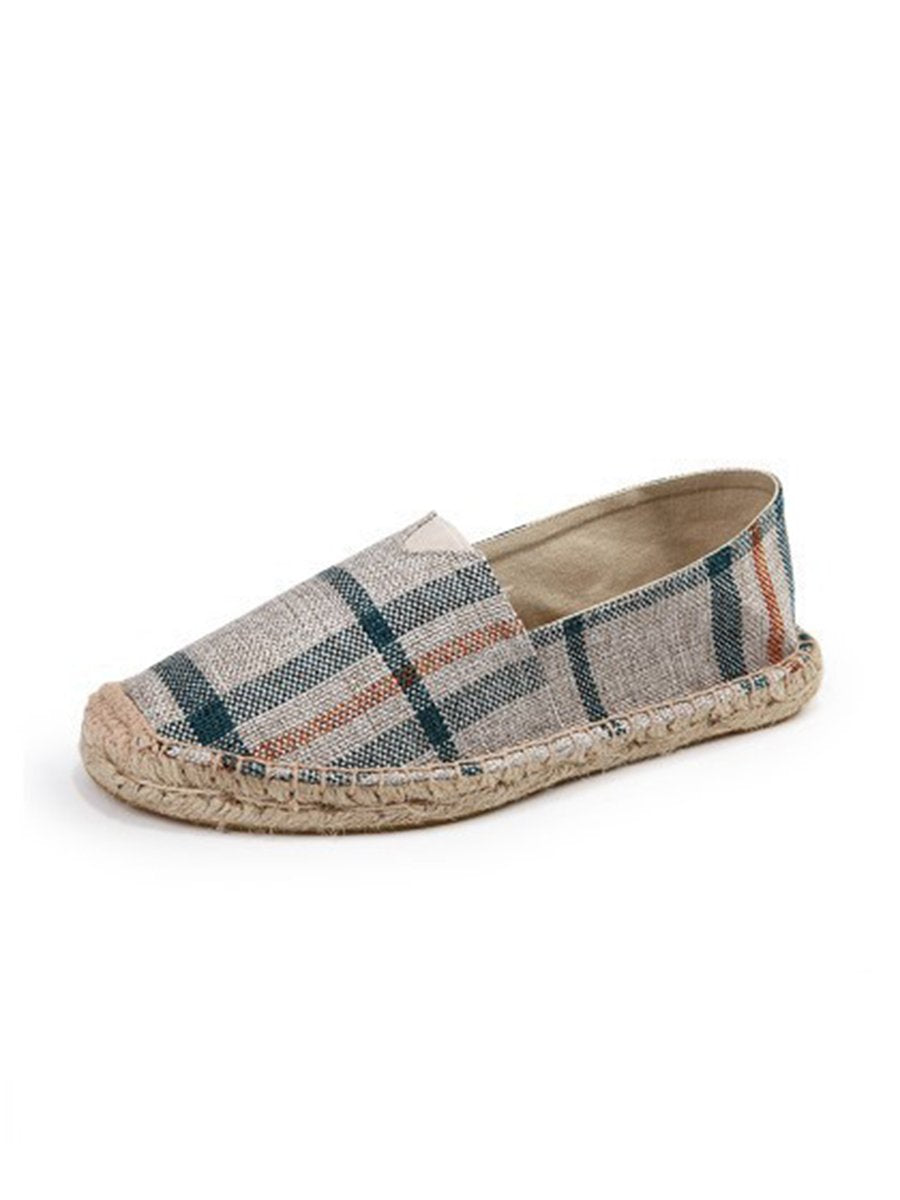 Espadrilles en toile bohème pour femmes 